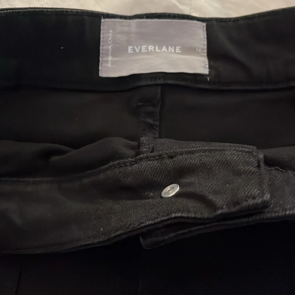 Everlane Black A-Line Patch Pocket Mini Skirt 16 - Picture 4 of 11